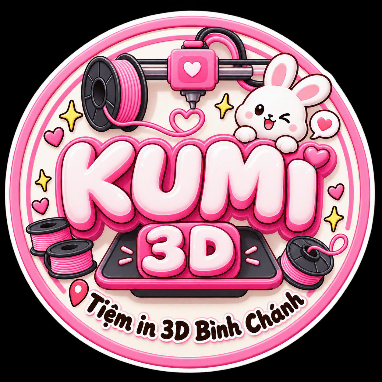 Logo gốc KUMI 3D — Tiệm in 3D Bình Chánh